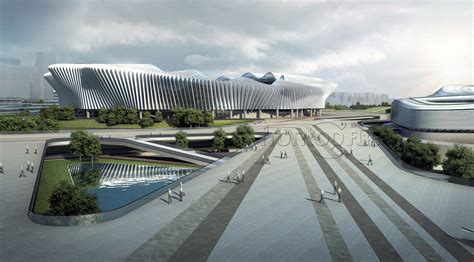 Zhaoqing Olympic Sports Center On Behance