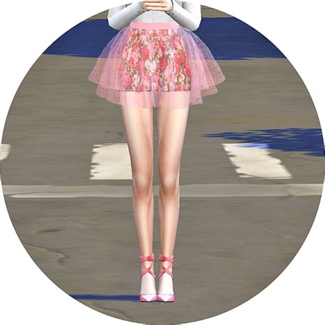 Voluminous Ballerina Mini Skirt V2 At Marigold Sims 4 Updates