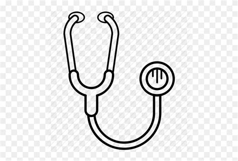 Diagnostic Doctor Medical Science Stethoscope Icon Stethoscope