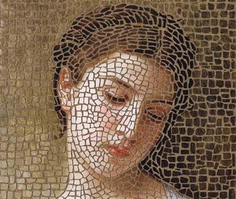 Detail Of Girl Mosaic This Is Gorgeous Mosaic Art Artwork