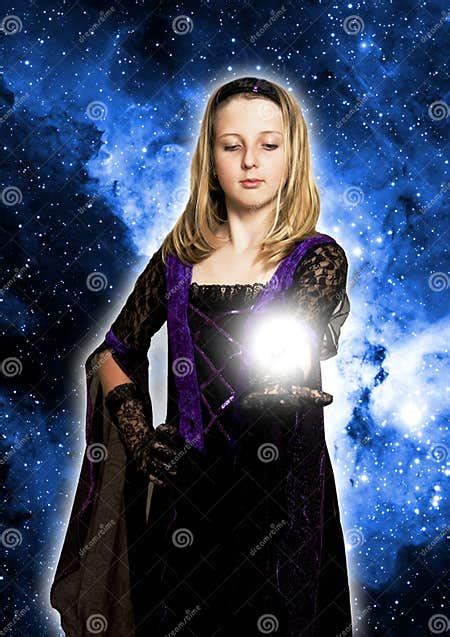 Magic Girl Stock Image Image Of Magic Magical Spiritual 11193475