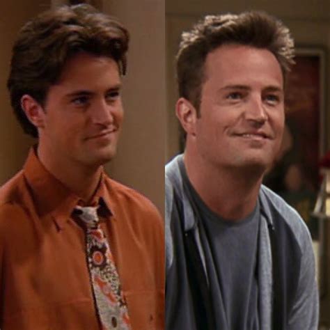 Chandler Bing Season 1 Vs Season 10 Chandler Friends Joey Friends