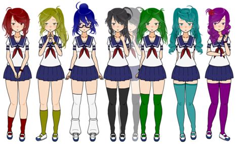 Image Female Studentspng Yandere Simulator Wiki Fandom Powered All In