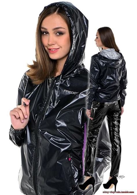 pin by raul tudor filip on women s fashion vinyl clothing rainwear fashion shiny jacket