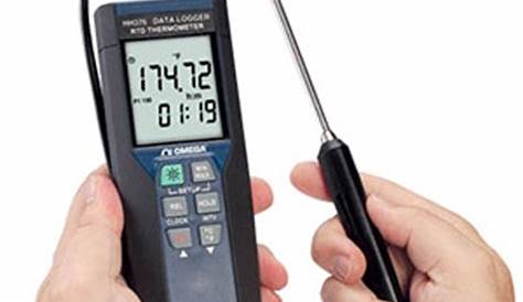 Precision RTD Handheld Data Logger Thermometer