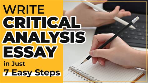 How To Write Critical Analysis Essay Critical Analysis Essay