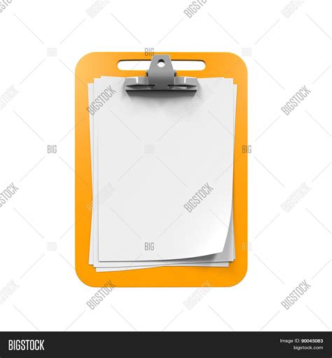 Yellow Clipboard Image And Photo Free Trial Bigstock