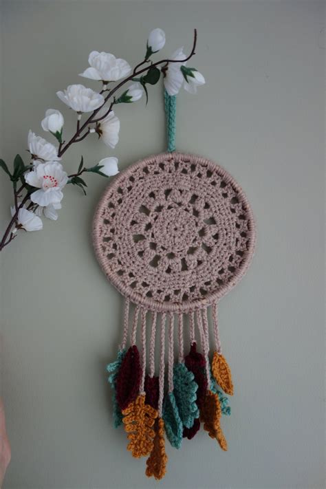 Handmade Crochet Dreamcatcher Etsy Crochet Dreamcatcher Crochet