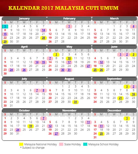 Kalendar 2019 Malaysia Cuti Sekolah Financial Report