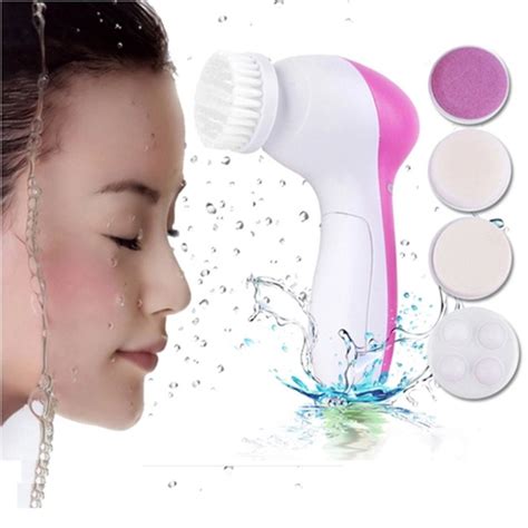 1pcs 5 In 1 Body Face Skin Care Cleaning Wash Brush Spa Facial Beauty