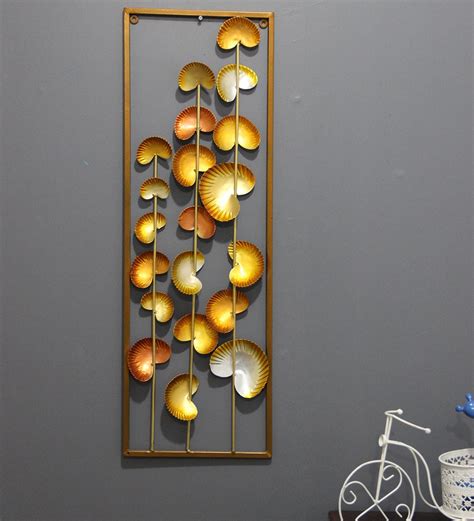Buy Metal Floral Frame Wall Art In Multicolour By Malik Design Online