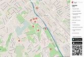Uppsala Printable Tourist Map | Sygic Travel