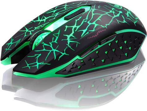 Tenmos K6 Wireless Gaming Mouse Rechargeable Silent Led Optical