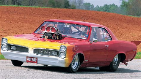 1966 pontiac gto drag racing hot rod muscle cars engine blown wallpapers hd desktop