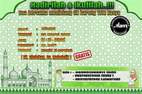Ada 3 tahapan yang harus dilakukan seorang muslim dalam menjalani kehidupan di dunia ini, yaitu ikhtiar (usaha dzohir). Teks Doa Bersama Menghadapi Ujian Nasional - Berbagi Teks ...