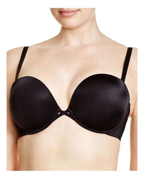 Wacoal Amazing Assets Push Up Strapless Bra 854220 In Black Lyst