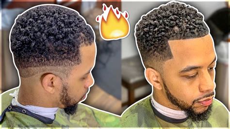 Drop Fade Curly Top Youtube