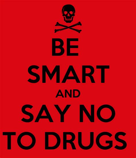Be Smart And Say No To Drugs Poster Rachel Keep Calm O Matic