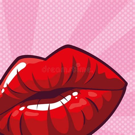 woman lips pop art style stock vector illustration of lips 139209468
