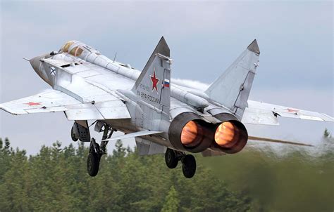 Wallpaper Foxhound The Mig 31 Double Supersonic All Weather Okb Mig