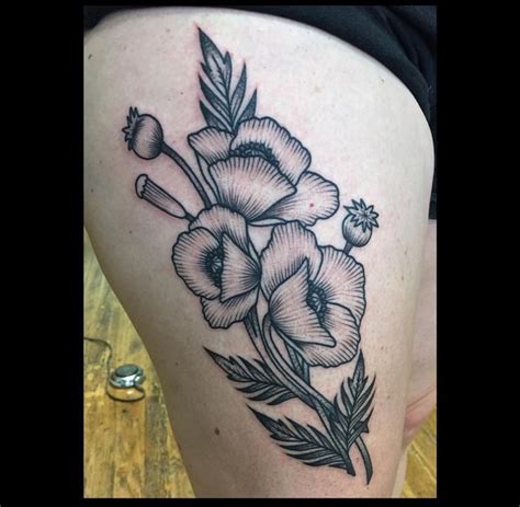 31 Best Small Poppy Tattoo Images On Pinterest Poppies