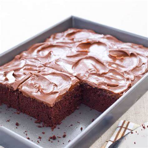 Simple Chocolate Sheet Cake Cooks Illustrated Recipe