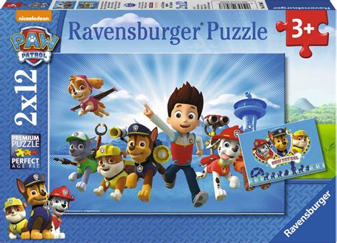 Ravensburger Puzzle Ryder And Paw Patrol 2x 12 Pieces Playpolis Uk