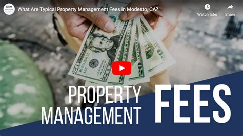 Property Management Fees In Modesto Property Management Advice