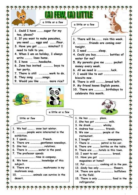 A Few A Little Learn English English Phrases English Grammar