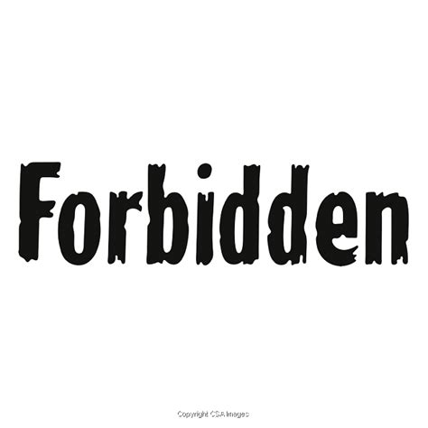 Forbidden 847350 Csa Images