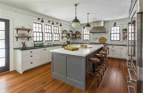 Farmhouse Kitchen With Wooden Floor Ideas Decor Its Farmhouse