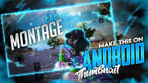 Make This Amazing Pubg Mobile Montage Thumbnail On Android Useing Ps