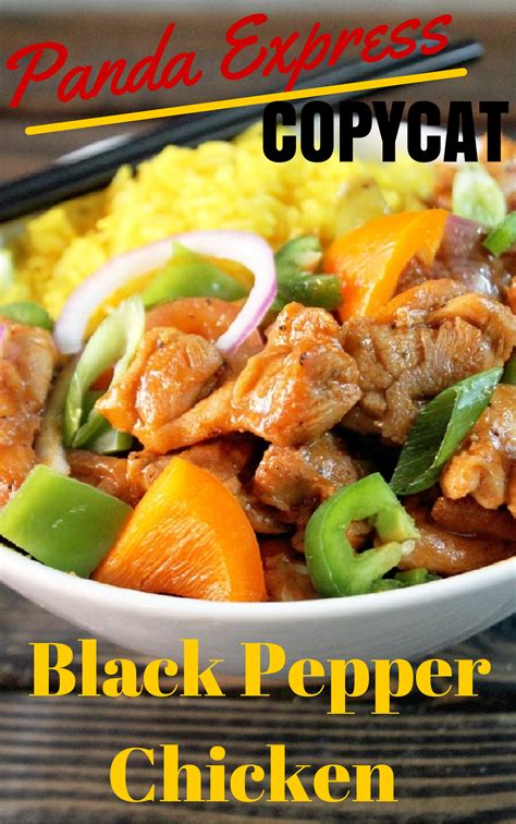 Black pepper chicken is one of my favorite meals and on my regular dinner menu. Panda Express Black Pepper Chicken Copycat