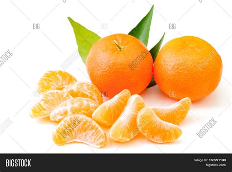 Slice Mandarin Image And Photo Free Trial Bigstock