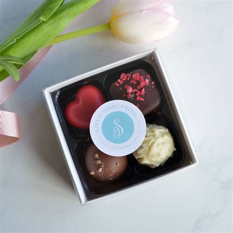 Personalised Luxury Chocolate Wedding Favours By Oli And Zo