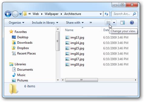 Beginner Change Icon Views To Extra Large In Windows 7