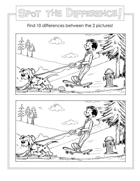 Spot The Difference Worksheets Spot The Difference Printable Brain