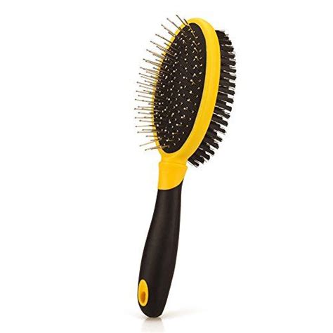 Dele 2in1 Combo Brush Pin And Bristle Brush For Dogs And Cats With