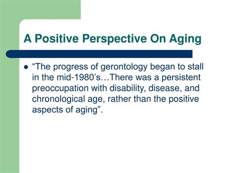 Ppt The Aging Journey Powerpoint Presentation Free Download Id1208938