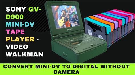 Sony Gv D Mini Dv Cassette Player Video Walkman Mini Dv To