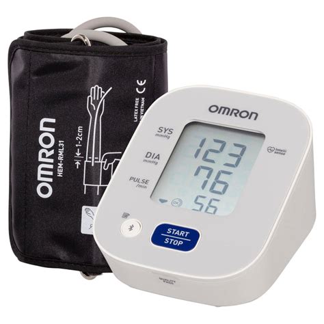 Omron Blood Pressure Monitor Standard Medium Large Cuff With Bluetoo