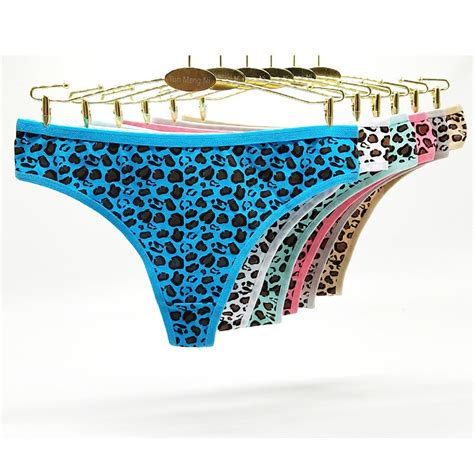 1pcs Sexy Thongs And G Strings Women Leopard Print Fashion Temptation