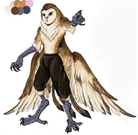 Bildergebnis Für Humanoid Bird Race Character Art Fantasy Character