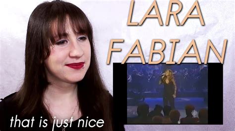 Lara Fabian You Re Not From Here REACTION JAR YouTube