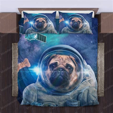 Buy Astronaut Pug Dog Space Cowboy Take Me To The Universe Bedding Sets