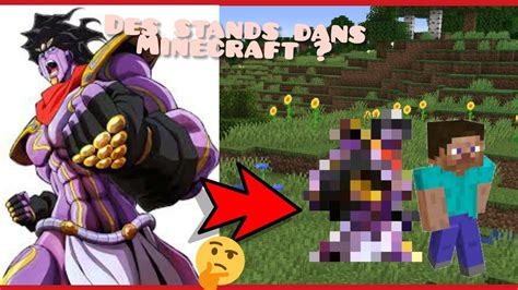 Des Stands Dans Minecraft Jojos Bizarre Survival Youtube