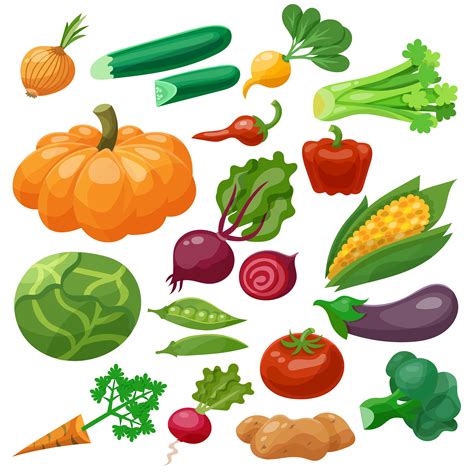 Vegetables Icons Hand Drawn Fruits Vegetables Svg Bun