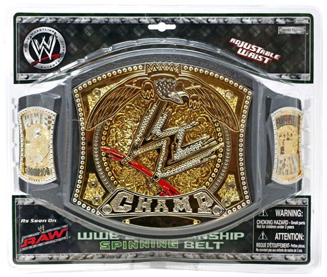 Wwe Wrestling Raw Spinning Championship Belts Adjustable Waist Jakks