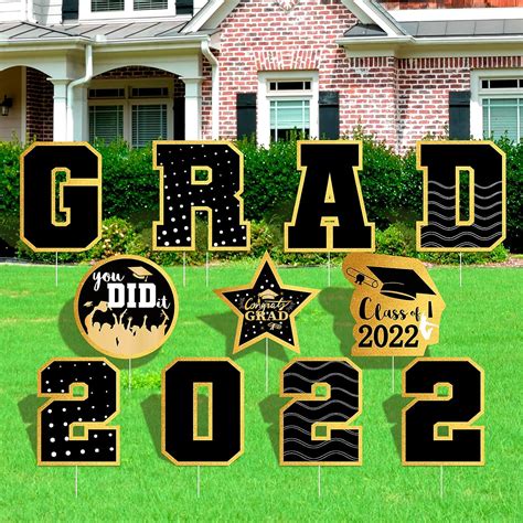 Buy Graduation Yard Sign 2022 11 Pcs Grad Yard Signs Decorations