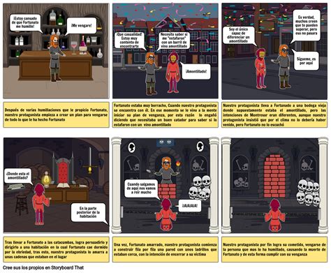 El Barril Amontillado Storyboard By Themandolito